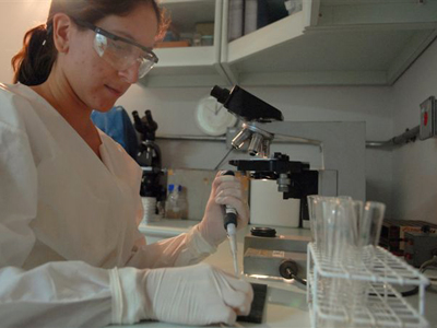  A equipe do laboratório é formada por 12 profissionais, entre técnicos e pesquisadores 